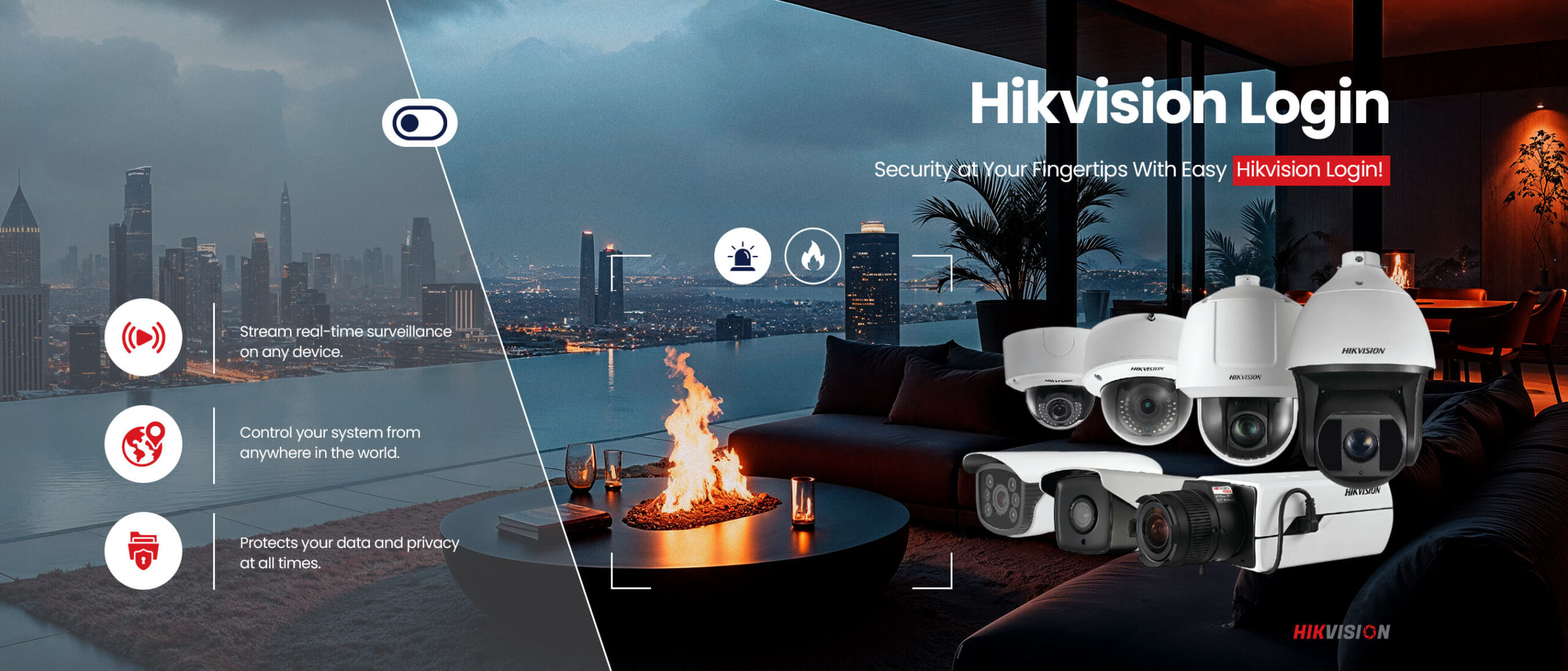 Hikvision camera banner